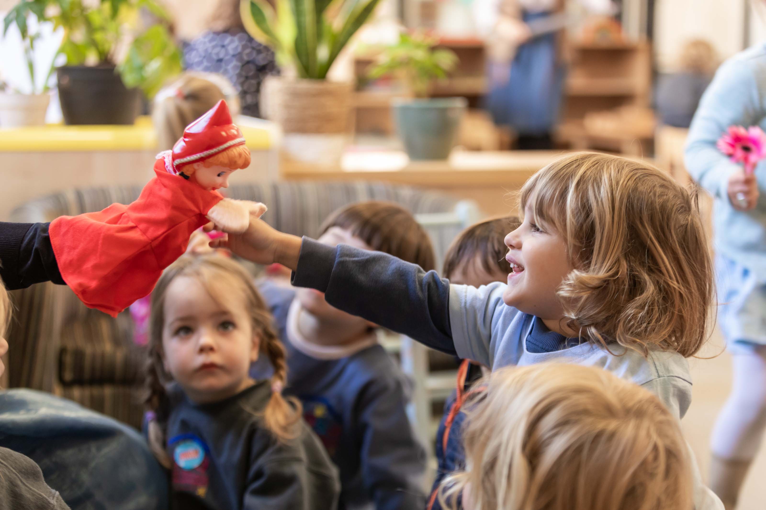 Children in language learning setting